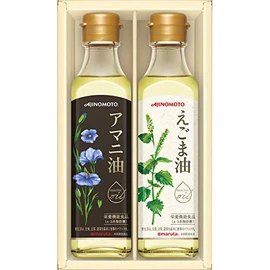 AGF 味の素ギフト えごま油&アマニ油ギフト 2本入り 【 亜麻仁油 】【 食用油 】 【 油ギフト 】