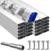 letsFix Greenhouse Spring Wire & Lock Channel 6.6 ft -