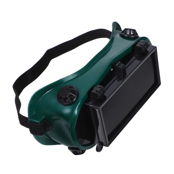 Operitacx Welding goggles with flip-up function, anti-scratch safety goggles for