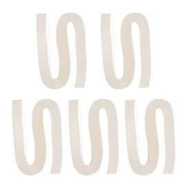 PATIKIL 600pcs Tiras de Papel para Quilling de 3mm(1/8") 54cm Papel de Origami Tiras de Quilling para Arte DIY Manualidades Navidad, Blanco Crema