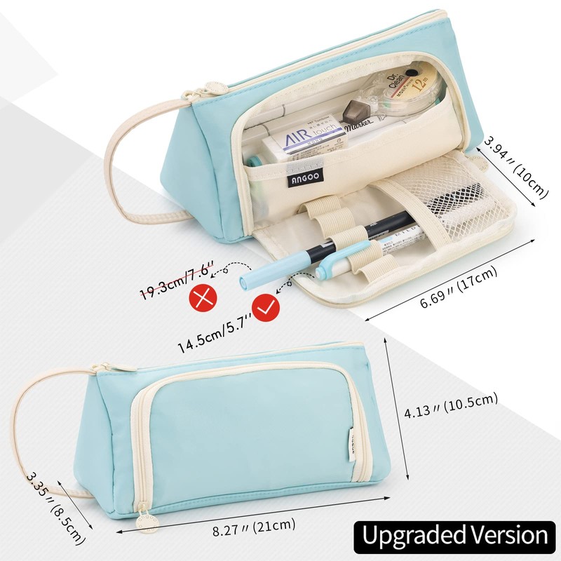 EASTHILL Big Capacity Pencil Case High Large Storage Pouch Marker
