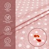 WenYa Polka Dot Tablecloth Wipe Clean Table Cloth Wipeable PVC