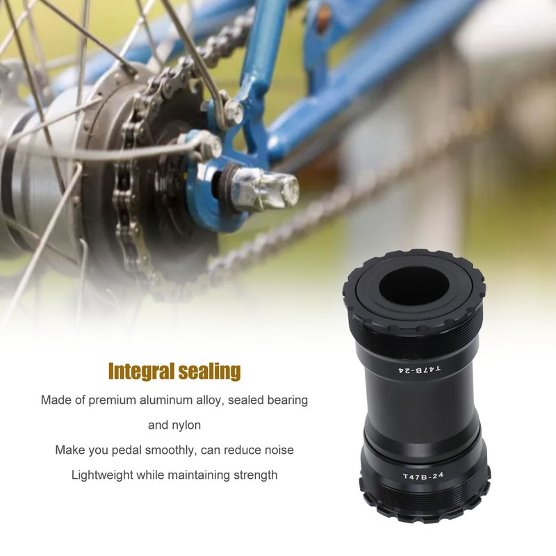 Mountain Bike Bottom Bracket Aluminum Alloy Sealed Bearing Nylon Press