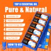 HIQILI 100% Pure Essential Oil Set for 6pack in 1,10ml*6,with
