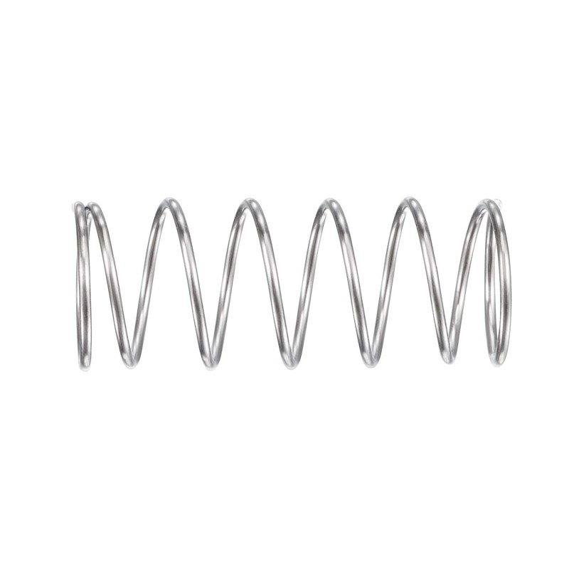 sourcing map Compression Spring, 304 Stainless Steel Compression Springs, Silver