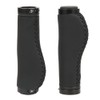 Black Flat Bicycle Handlebar Grips Soft Handle Sleeve Cover Mountain