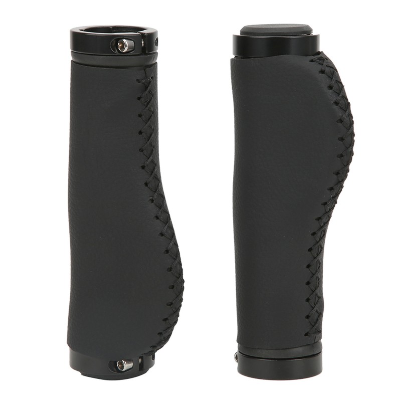 Black Flat Bicycle Handlebar Grips Soft Handle Sleeve Cover Mountain
