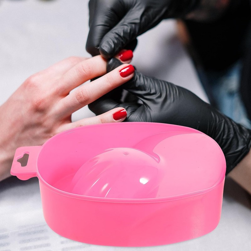 USHOBE Cuencos para Remojo de Uñas 2 Piezas Plástico para