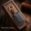 for GMC Leather Key Fob Cover with Keychain,Premium Leather Key