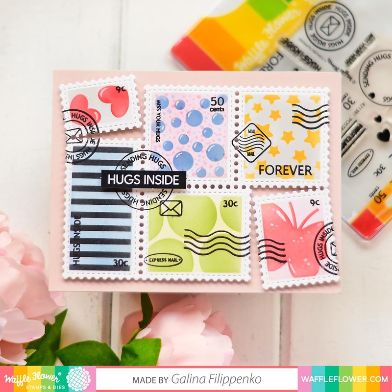 Waffle Flower Postage Collage Bundle