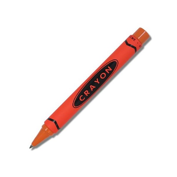 ACME Studios Crayon - Orange Retractable Roller Ball Pen by