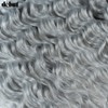 DÉBUT Gray Synthetic Hair 8 Bundles with Simple Closure Water