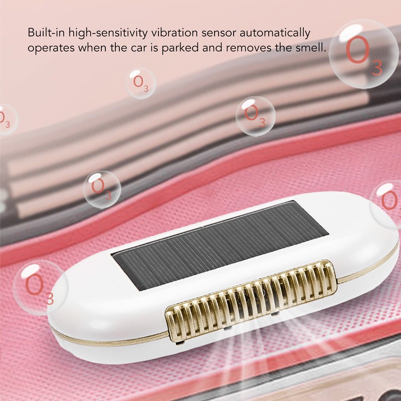 Solar Powered Car Air Purifier Car Air Freshener Solar Energy
