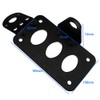 OTOTEC Moto Side Mount Tail Light License Plate Bracket Iron