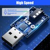 LANAFAY USB Bluetooth 5.0 Adapter with 3.5mm AUX, 4-in-1 Car