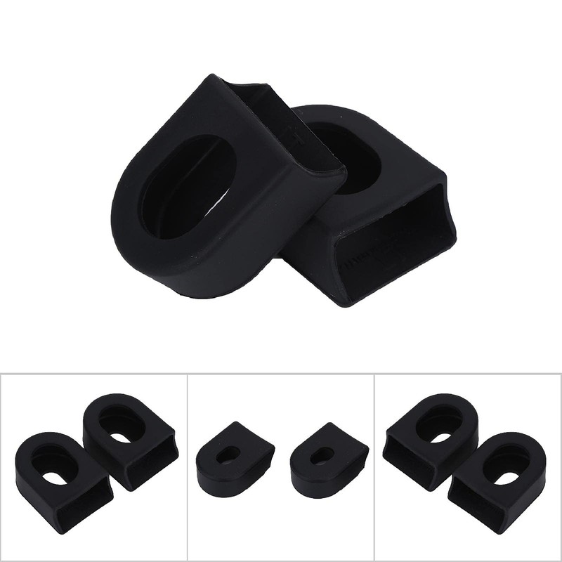 Ejoyous Bicycle Crank Protector, 1 Pair 2 Pieces Bicycle Crank