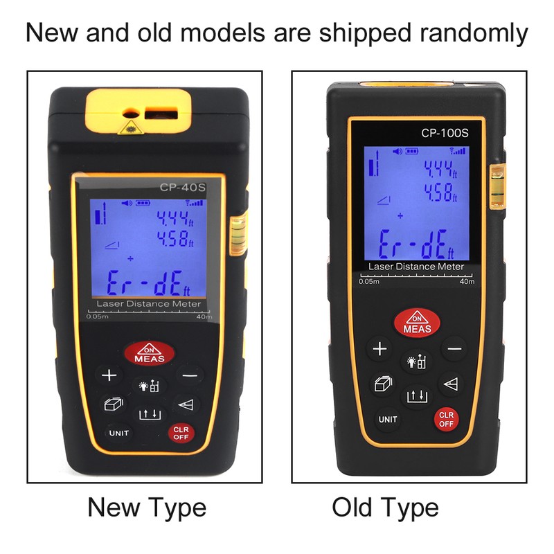 40m LCD Digital Handheld Infrared Instrument Laser Distance Measure Meter