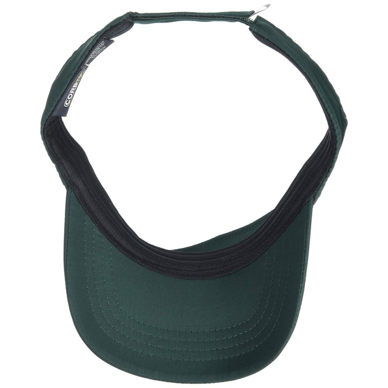 Ashe City Drive Performance Visor para Hombre, Verde Bosque/Carbono, One