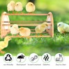 Ensayeer Ensayeer Bamboo Chicken Perch with Mirror, Strong Roosting Bar