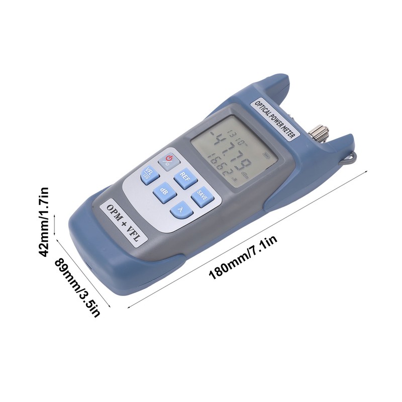 Fiber Optical Power Meter Efficient Accurate Wide Range 1MW 5KM