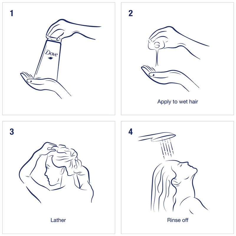 Dove Dermacare Scalp Anti-Dandruff Shampoo Soothing Moisture 12 oz