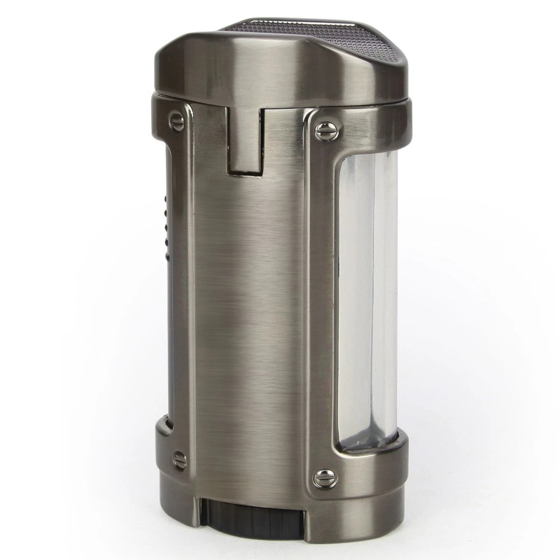 Hammersmith The Tank Quad-Flame Torch Lighter- Gunmetal