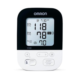 OMRON Baumanómetro digital de brazo 7156T con Bluetooth y brazalete Intelli Wrap