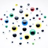 ARTEZA Googly Eyes, 3000 Pieces, Variety of Sizes, Craft Supplies