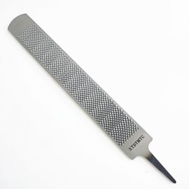 XTDTMTC 45cm horseshoe shaped, widened horseshoe shaped file with rubber handle, carbon steel file tool, suitable for horse/cow/donkey/animal hooves, grinding tool