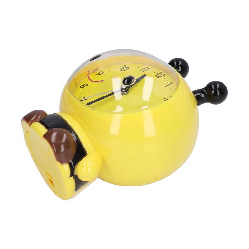 Alarm Clock Cute Cartoon Safe Use Silent Tick Light Weight