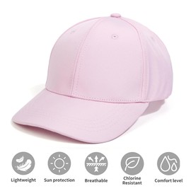 3-8 Years Children's Baseball Cap with Ponytail for Girls Boys Golf Visor Hat Baseball Cap Sun Visor Hat UV Protection Peaked Cap Summer Hat Junior Summer Hat Tennis Cap Sun Hat Visor UPF 50+, pink