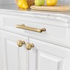 Amerdeco 10 Pack Gold knurled Cabinet Pulls 5 Inch(128mm) Hole