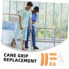 SEWACC 1 Set Durable Rubber Crutch Replacement Parts with Nonslip