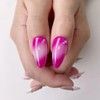MAGLFELL Press On Nails - Handmade 3D False Nails Short