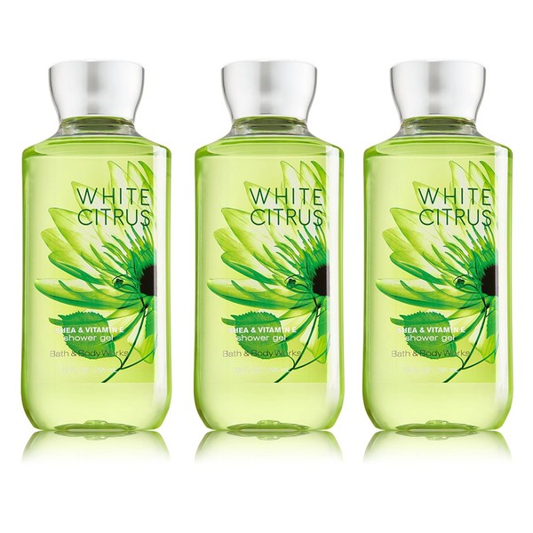 Lot of 3 Bath & Body Works White Citrus 8.0 oz Shower Gel