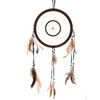 THY COLLECTIBLES 21" Traditional Brown Dream Catcher with Feathers Wall