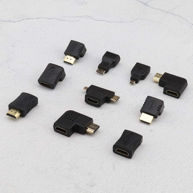 EMSea 10Pcs HDMI Adapter Kit, HDMI to Mini HDMI/Micro HDMI