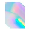 Cubic Coating Holographic Sticker Paper, A4 Size 20 Sheets Printable