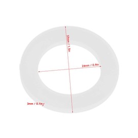 10pcs 1 1/4 Flat Gaskets Washer O Rings Water Heater Seal Silicon Avirulent Insipidity