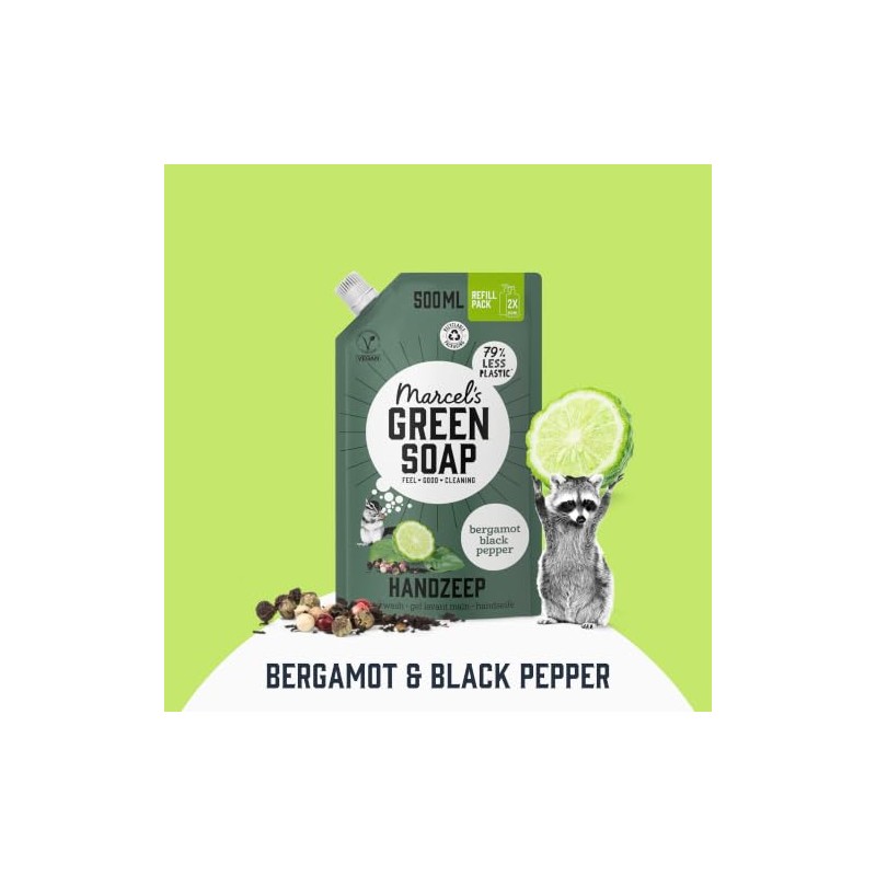 Marcel's Green Soap - Hand Soap Refill Black Pepper &