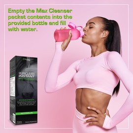 Wellgenix Puriclean Instant MAX Cleanser - Maximum Strength - 13 Grams of Powder Cleanser - 5X Stronger & Faster Than Other Pre-Mixed Cleansers - Watermelon Flavor (1 Pack)