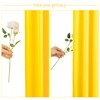 10x10 Yellow Backdrop Curtain for Parties Wrinkle Free Lemon Yellow