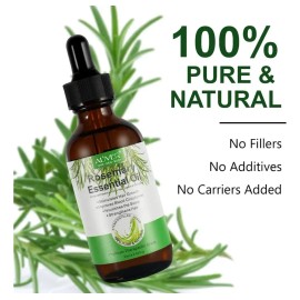 Aceite Romero 120ml Tratamiento Capilar + Cejas + Pestañas