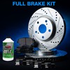 Power Sport Front Brakes and Rotors Kit |Front Brake Pads|