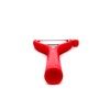 Tupperware Universal peeler red D119 peeler flat cut serrated edge