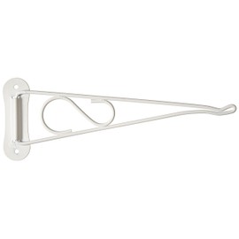 Mintcraft GB0213L Britan 0213L Swivel Hanging Planter Bracket, 10-Inch White Metal