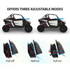 SAUTVS 2PCS UTV Windshield Vents Self Install Kit Windscreen Ventilation