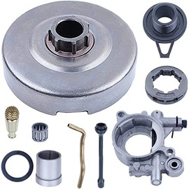 SUUFOO 3/8" Clutch Sprocket Oil Pump Replacement for 365 362 372 371 Chainsaw 503521305 537207807 503426701 501544102 503774301 503230059