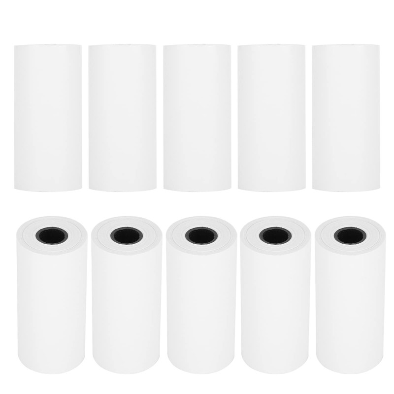 Sunicon 10pcs Mini Photo Printer Paper Roll,Mini Pocket Printer Refill