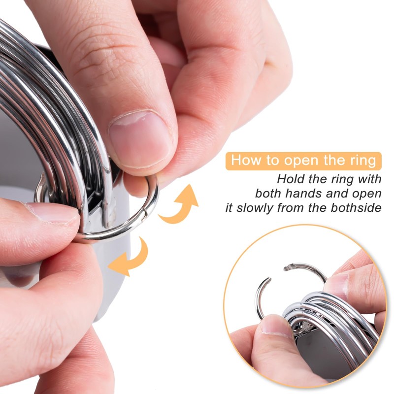 Biscuit Cutter Set Round Cookie Cutters with Handle 5 Pieces